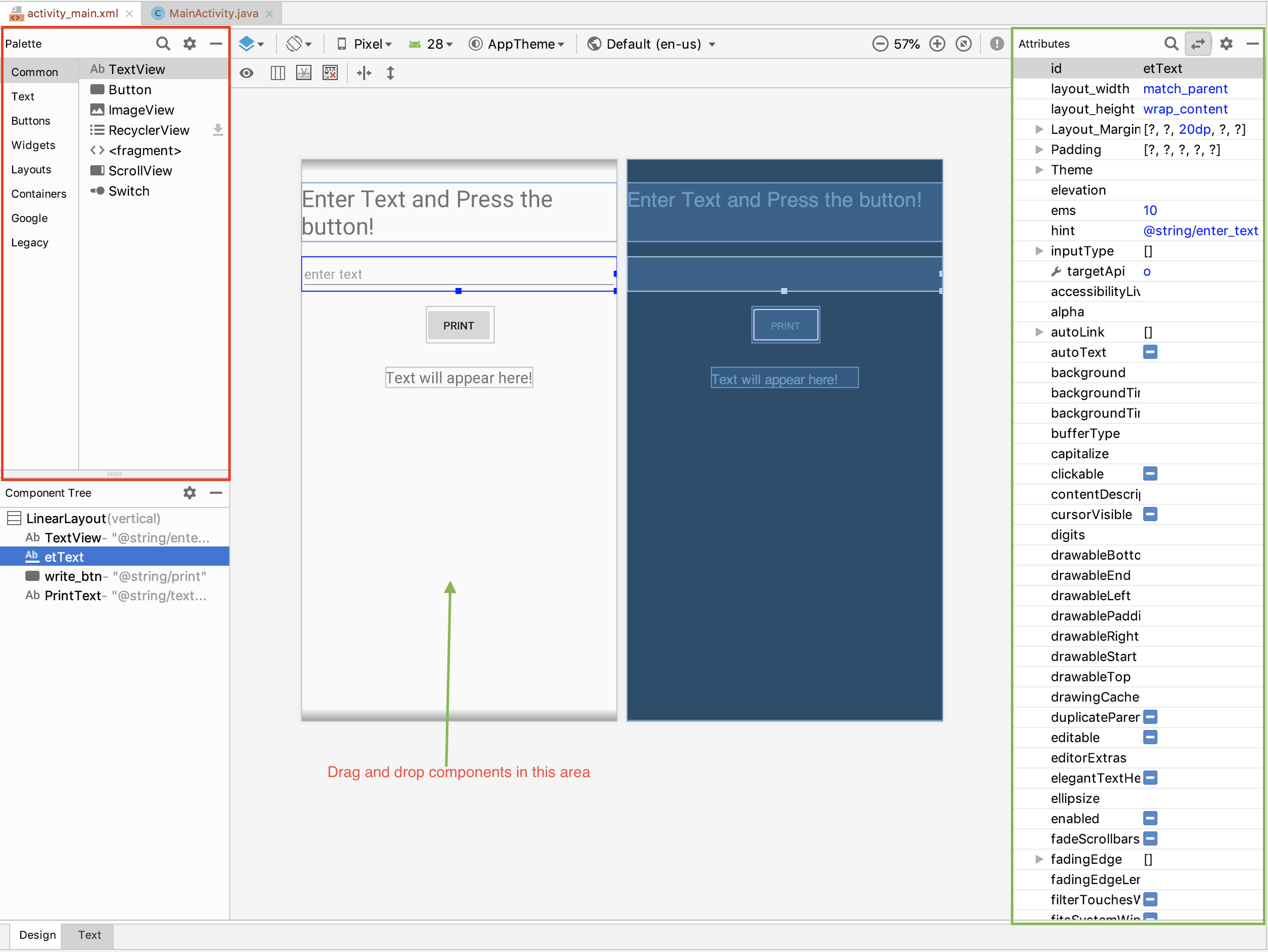 Layout Editor